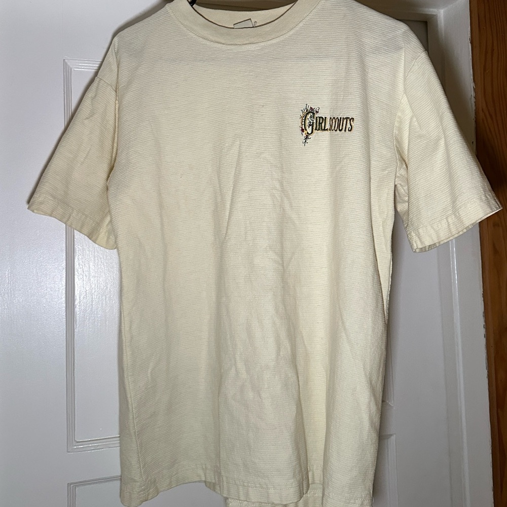 Vintage Girl Scouts embroidered tee